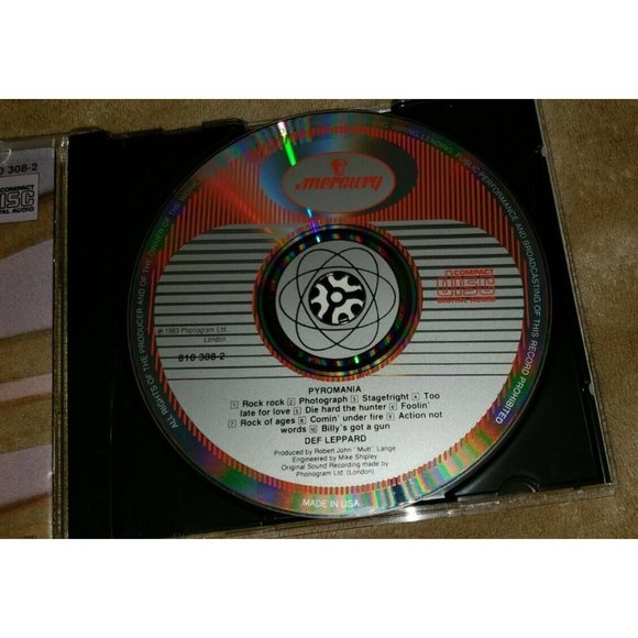 DEF LEPPARD cd PYROMANIA manraze joe elliott - Picture 4 of 5